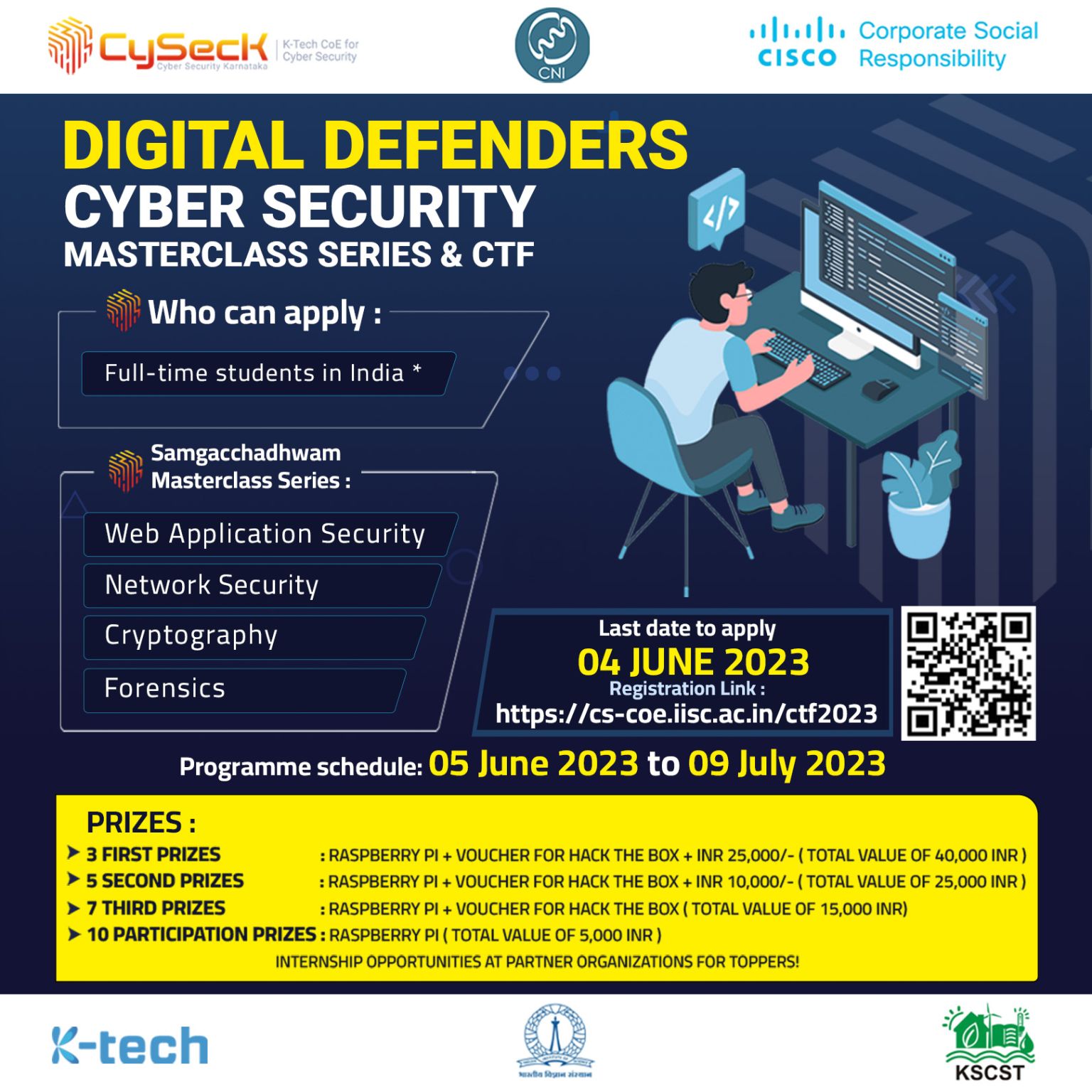 Digital Defenders Cybersecurity Masterclass and Capture the Flag (CTF) Competition 2023