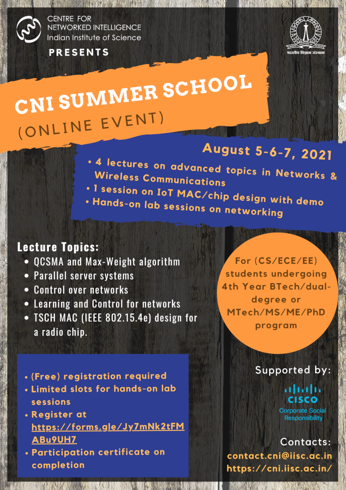 CNI Summer School 2021