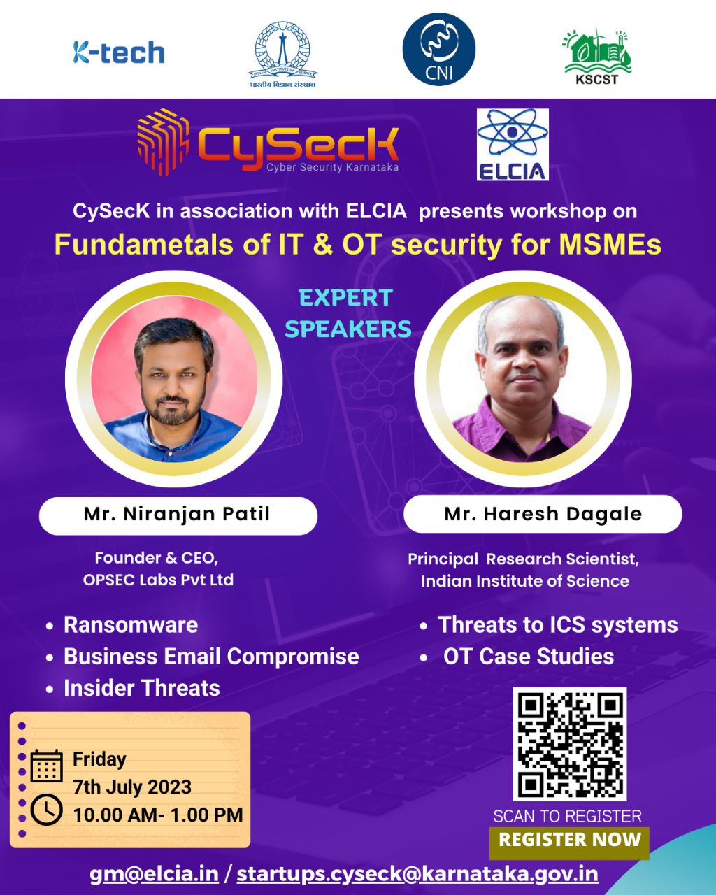 ICS Security workshop for MSMEs